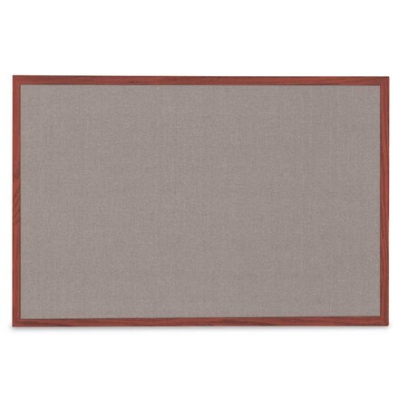 United Visual Products Outdoor Enclosed Combo Board, 72"x36", Wht Frame/Blk Porc & Dark Spruce UVCB7236ODW-BLKPORC-DRKSPR